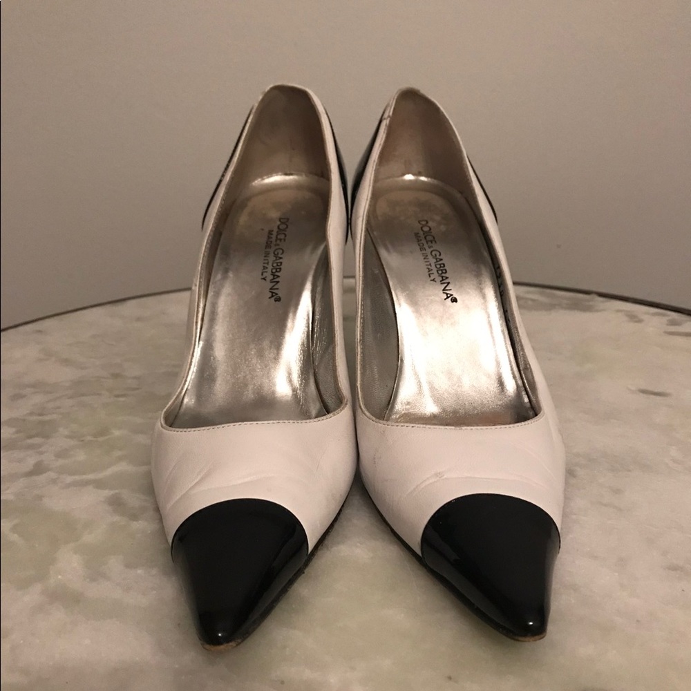 Dolce & Gabbana Black and White Pumps